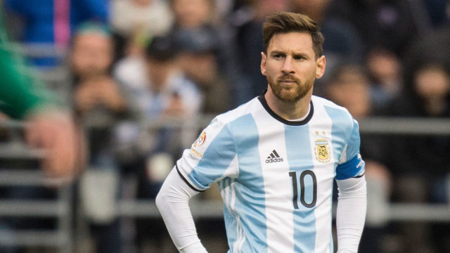 Leo Messi besviken
