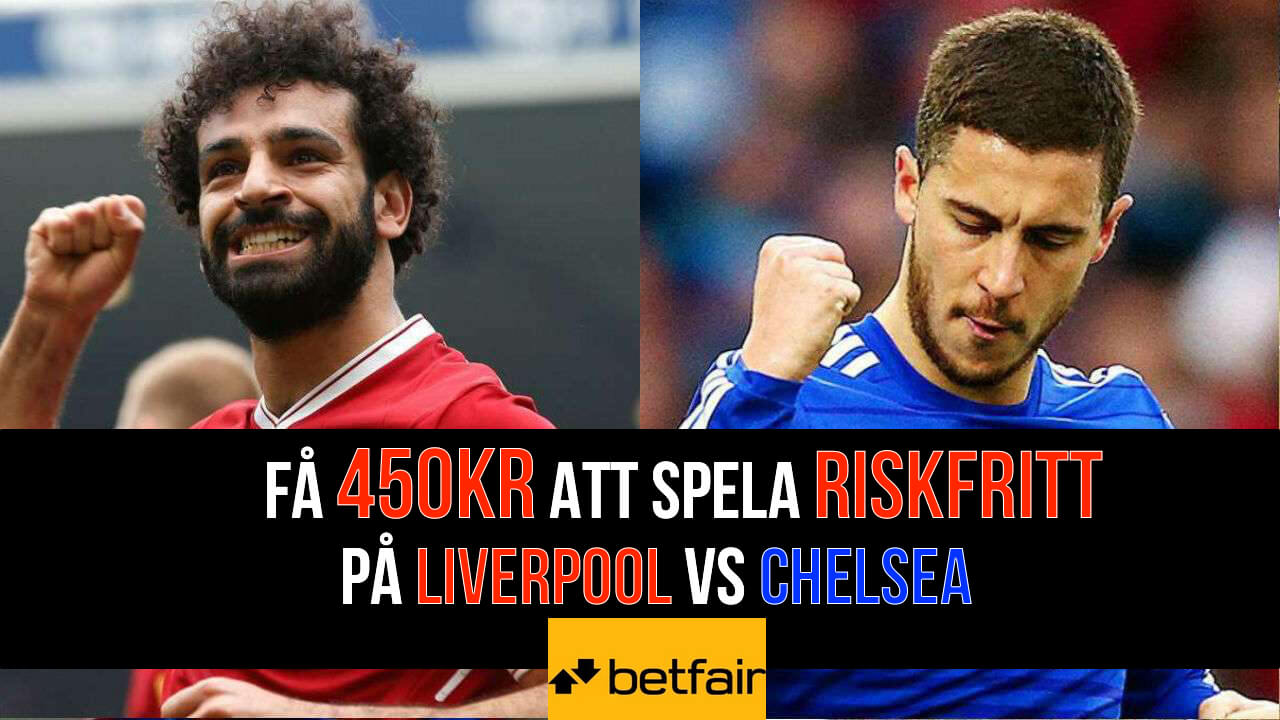 Riksfritt odds Liverpool vs Chelsea