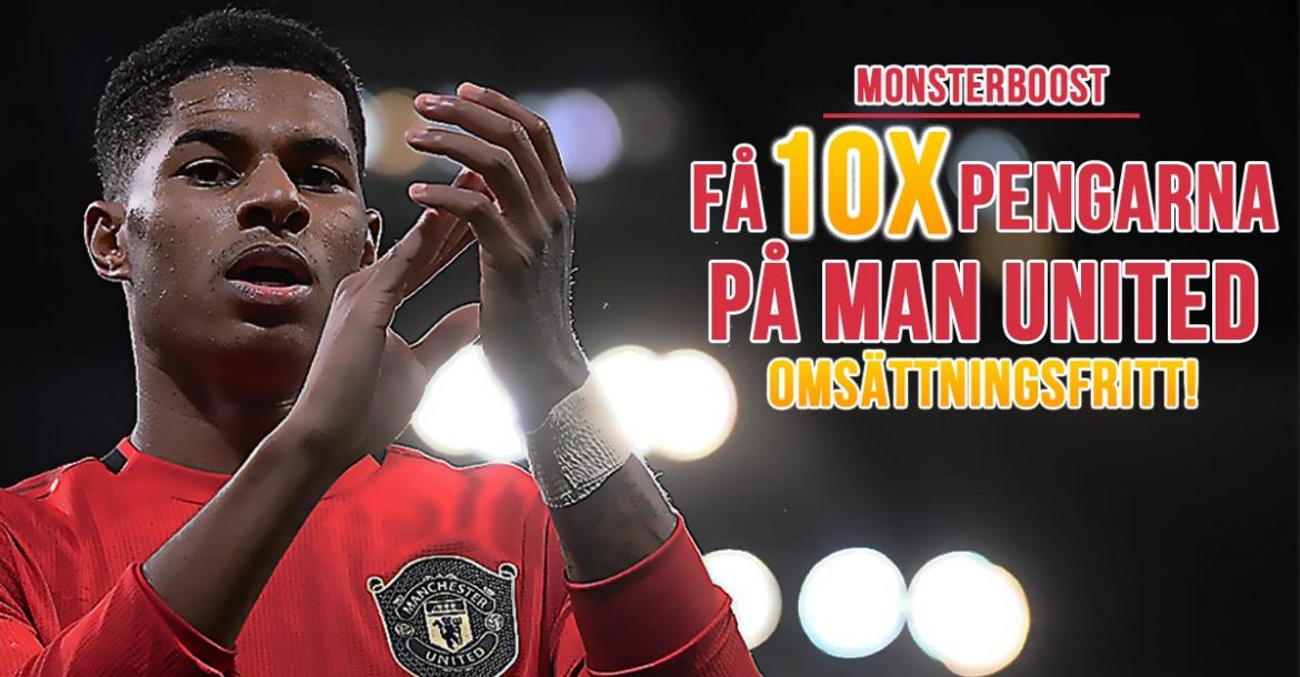 Manchester United kampanj Marcus Rashford 10x pengarna