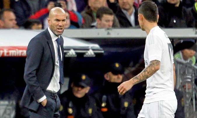 Zidane and James Rodriguez